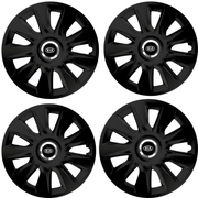 Set 4 Capace Roti 16 inchi (R16) Stratos Negru, Compatibile Cu Kia