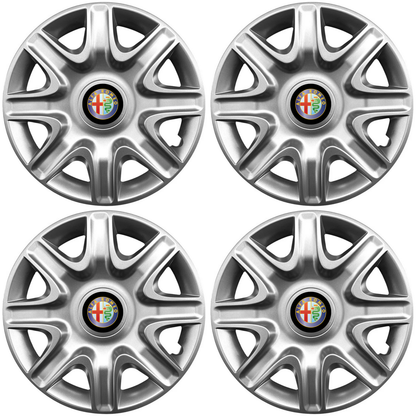 Set 4 Capace Roti 15 inchi (r15) Model 332, Compatibile Cu Alfa Romeo