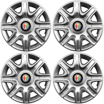 Set 4 Capace Roti 15 inchi (r15) Model 332, Compatibile Cu Alfa Romeo