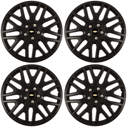 Set 4 Capace Roti 15 inchi (R15) Dakar Negru, Compatibile Cu Chevrolet