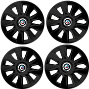 Set 4 Capace Roti 16 inchi (R16) Stratos Negru, Compatibile Cu BMW Nou