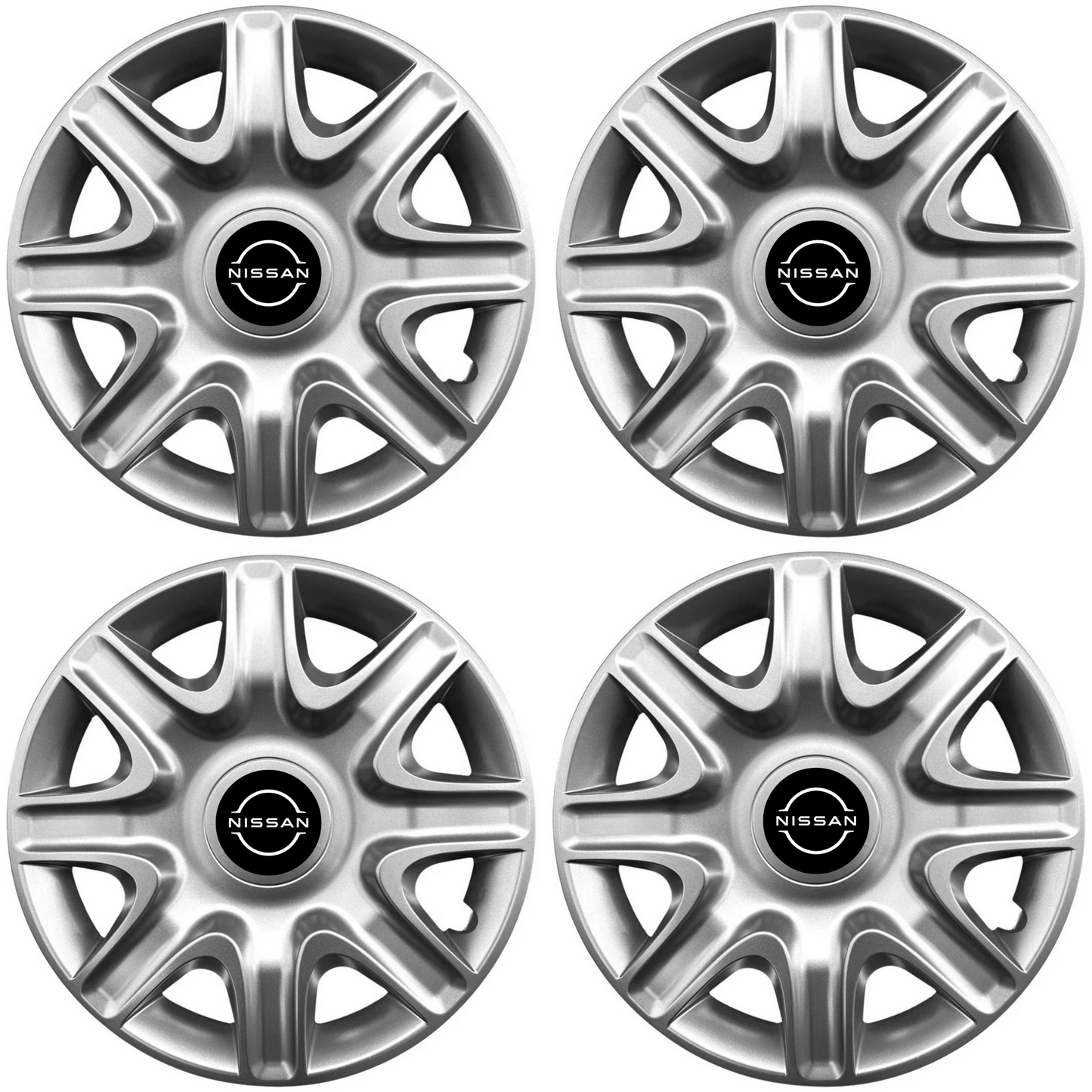 Set 4 Capace Roti 15 inchi (r15) Model 332, Compatibile Cu Nissan Nou