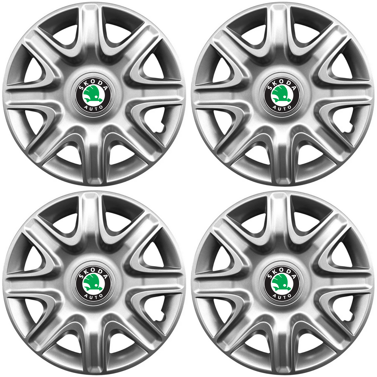Set 4 Capace Roti 15 inchi (r15) Model 332, Compatibile Cu Skoda