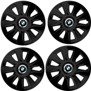Set 4 Capace Roti 16 inchi (R16) Stratos Negru, Compatibile Cu BMW