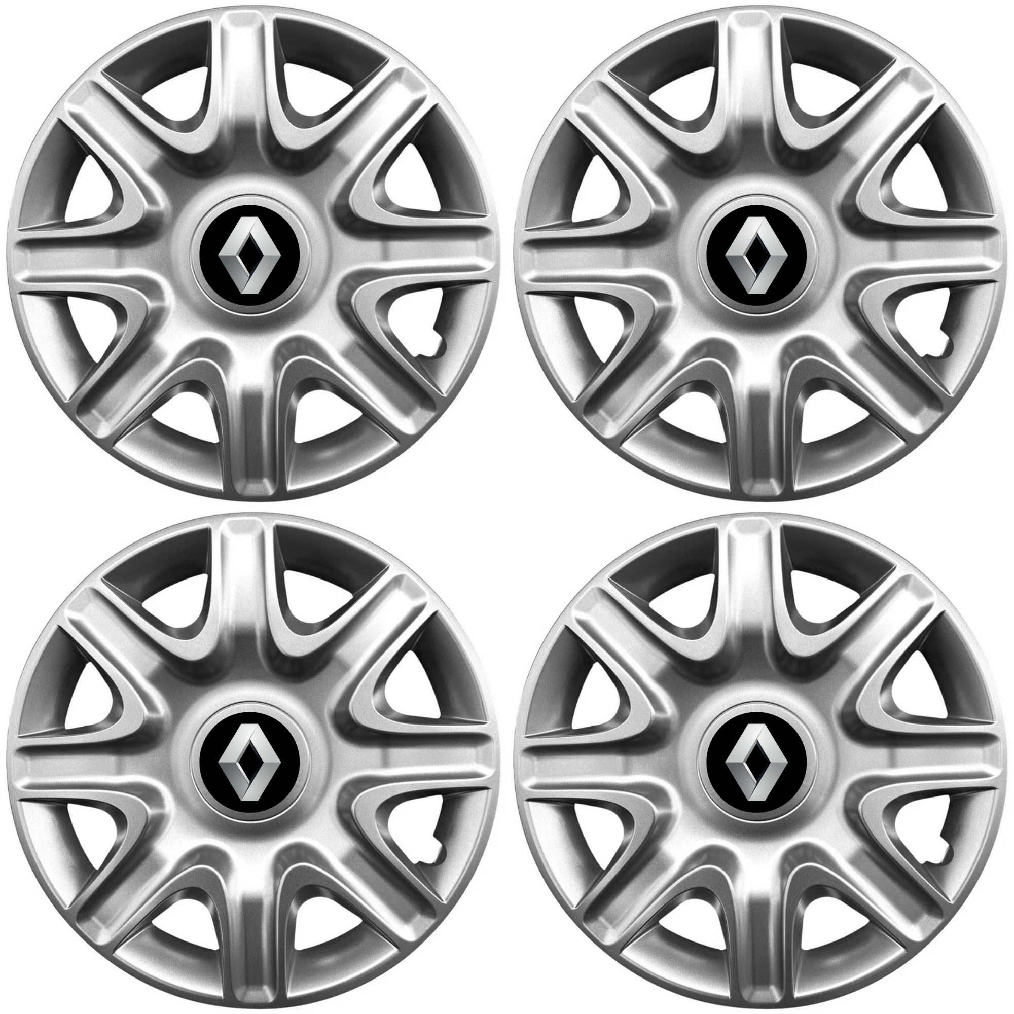 Set 4 Capace Roti 15 inchi (r15) Model 332, Compatibile Cu Renault