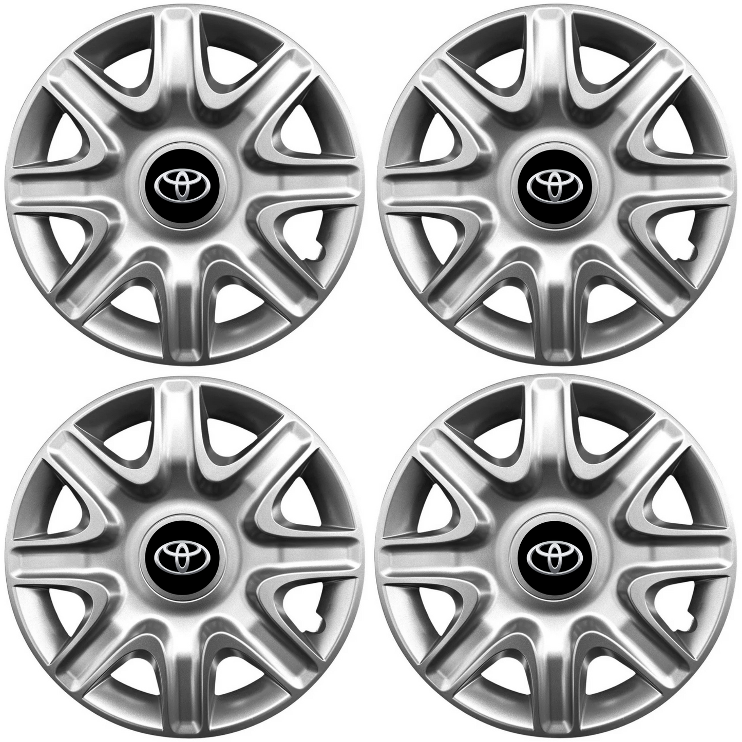 Set 4 Capace Roti 15 inchi (r15) Model 332, Compatibile Cu Toyota