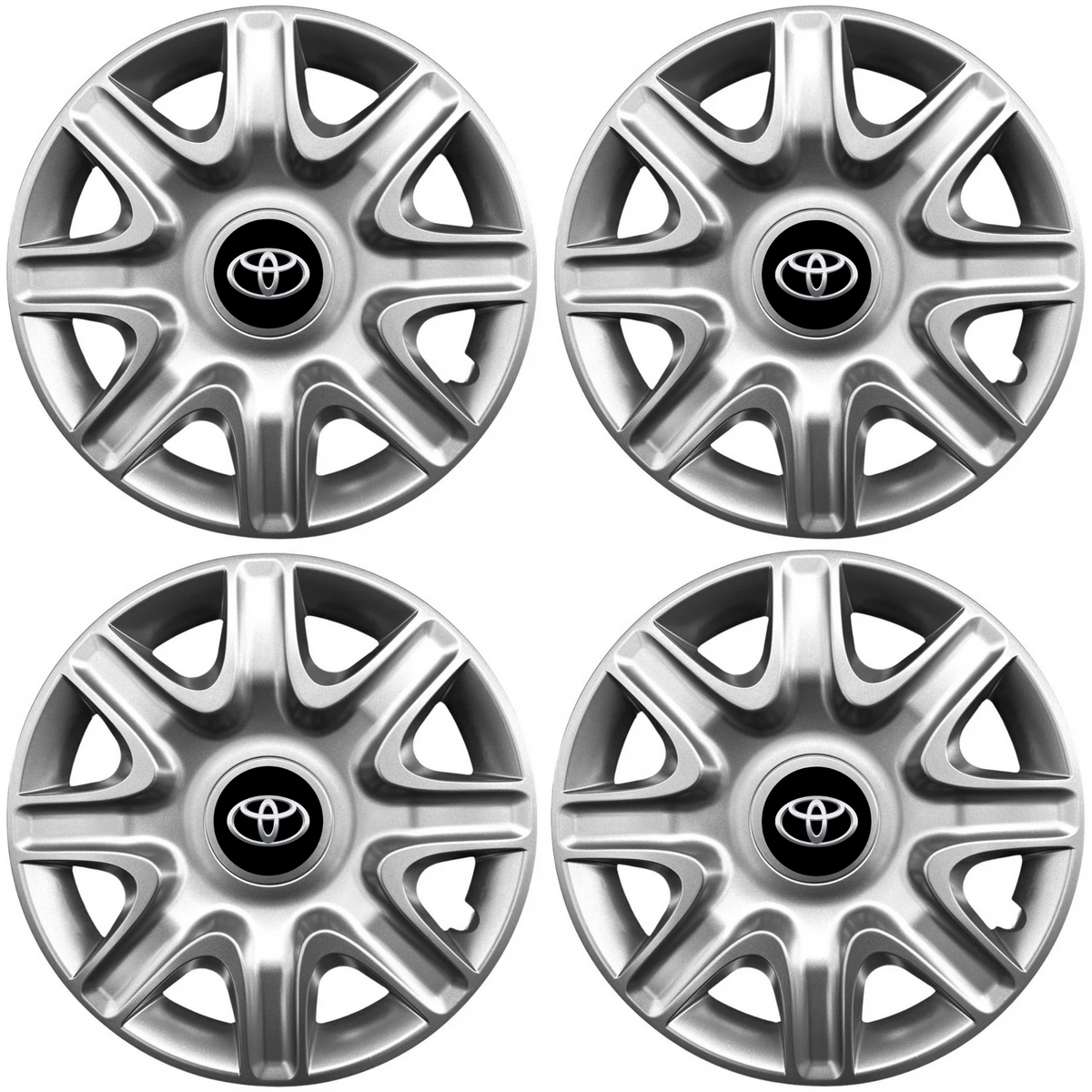 4 db-os 15 hüvelykes (r15) 332-es modell kerékborító készlet, Toyota kompatibilis