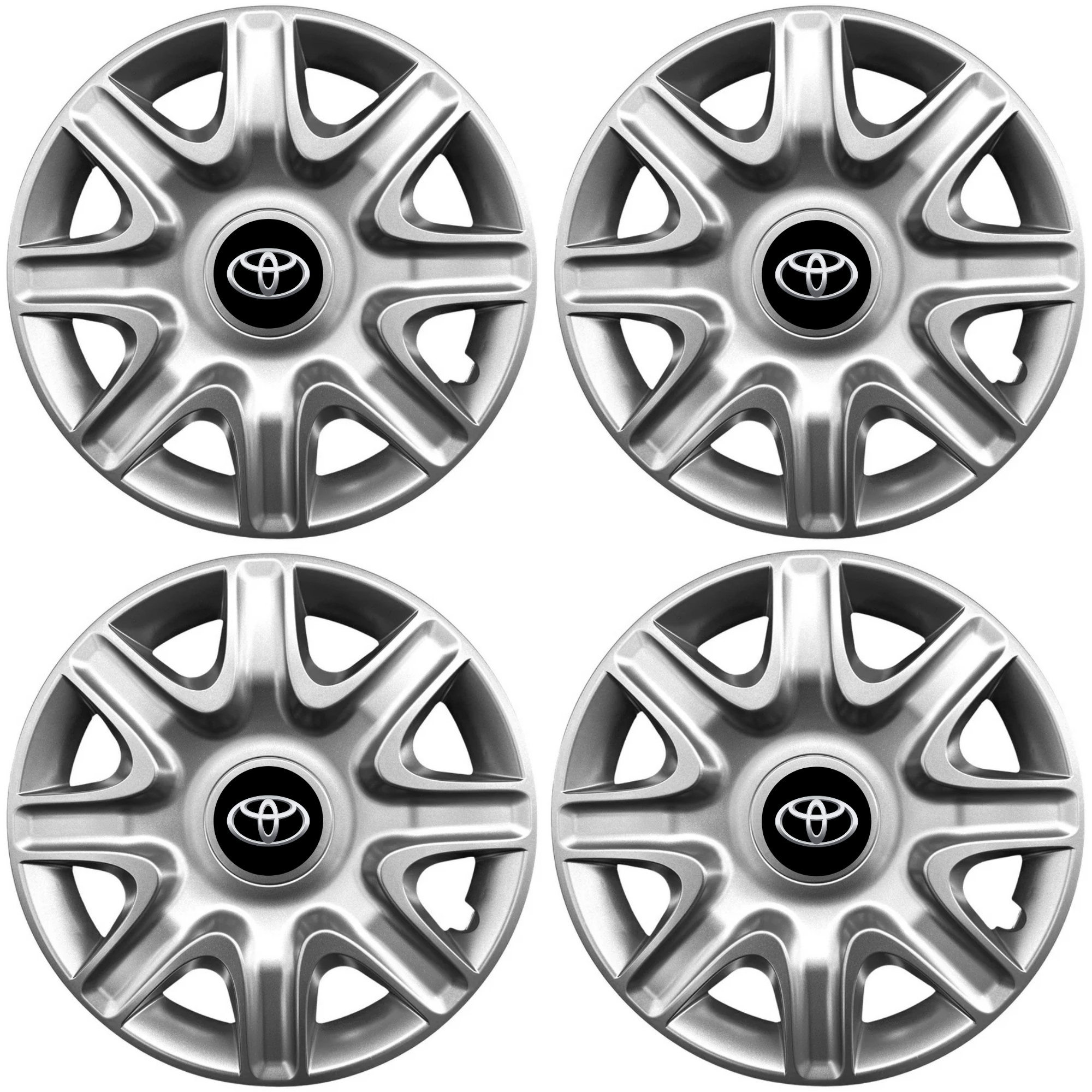 Set 4 Capace Roti 15 inchi (r15) Model 332, Compatibile Cu Toyota
