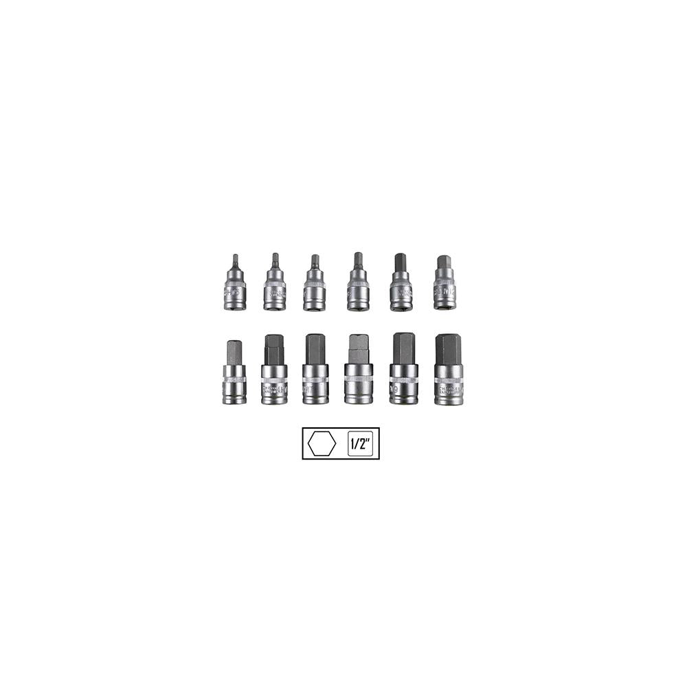 SET DE 12 PIESE 1/2` IMBUSURI HEX. JBM