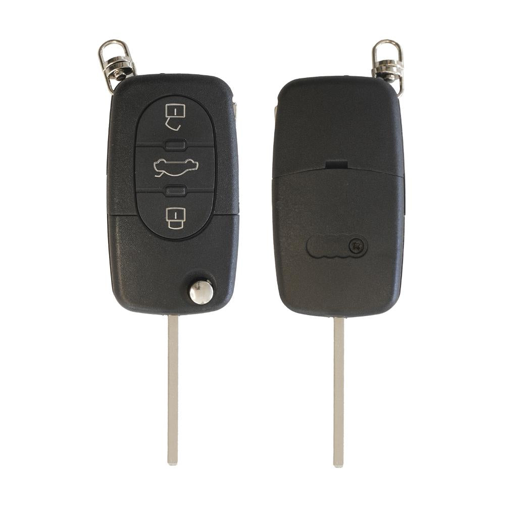 CARCASA CHEIE CONTACT PENTRU AUDI A3 / A6 / A8, 3 BUTOANE, CU CHEIE