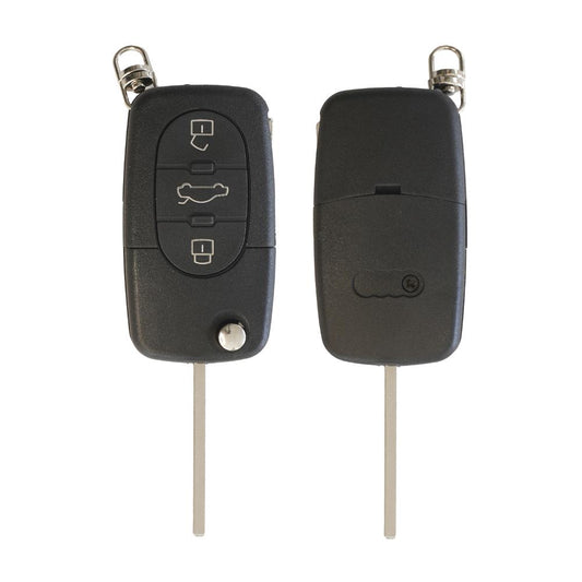 CARCASA CHEIE CONTACT PENTRU AUDI A3 / A6 / A8, 3 BUTOANE, CU CHEIE