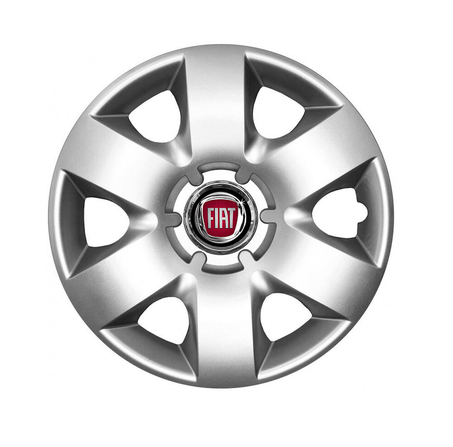 Set 4 capace roti potrivite jantelor de 15 inch compatibile Fiat, Model - 310