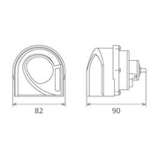 CLAXON ELECTROMAGNETIC 12V 6A TON JOS