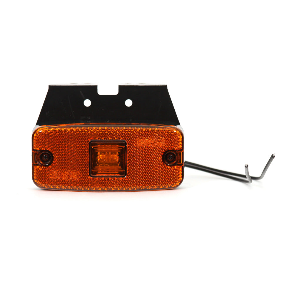 HELYSZÍN LÁMPA LED 223Z W46, 12V-24V, NARANCS SZÍNŰ, VOLT