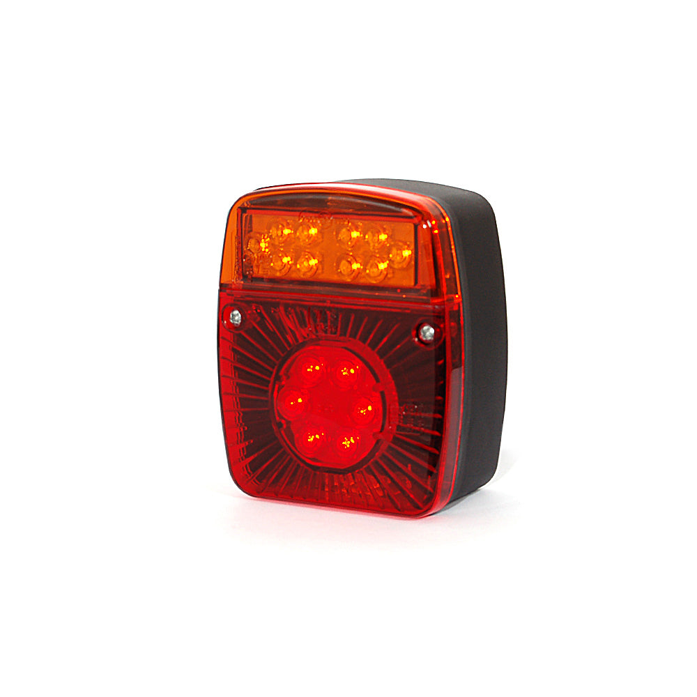 TÖBBFUNKCIÓS HÁTSÓ LED LÁMPA 476 W18ud, 12V-24V, JELZŐ / FÉK / WASH HELYZETJELZŐ