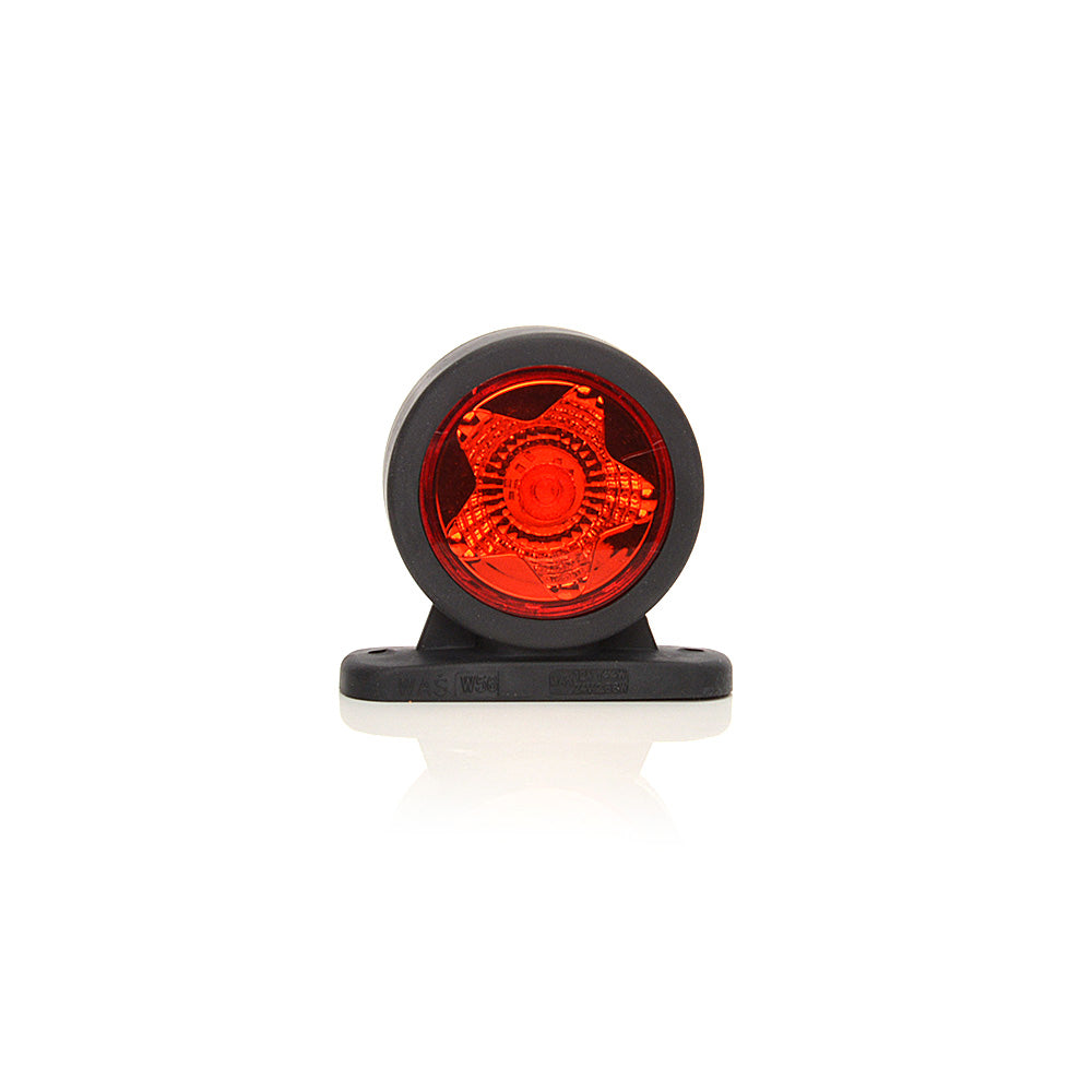 LED-ES HELYZETJELZŐ LÁMPA KARRAL 883 W56STAR, 12V-24V, FEHÉR / PIROS HELYZETJELZŐ