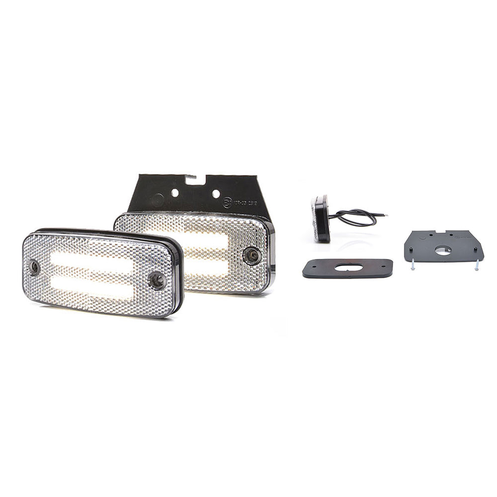 HELYZETJELZŐ LÁMPA LED 1140 W158, 12V-24V, FEHÉR VOLT HELYZETJELZŐ
