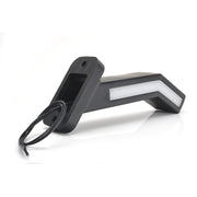 LAMPA GABARIT LED CU BRAT 1165L W168.1, 12V-24V, POZITIE ALB / ROSU / PORTOCALIU STANGA WAS