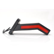 LAMPA GABARIT LED CU BRAT 1165P W168.1, 12V-24V, POZITIE ALB / ROSU / PORTOCALIU DREAPTA WAS