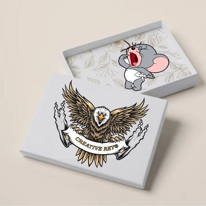 Sticker clapeta rezervor / bara protectie auto Jerry, 9 x 10 cm