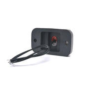 LAMPA GABARIT LED CU BRAT 1169 W168.32, 12V-24V, POZITIE ALB / ROSU / PORTOCALIU WAS