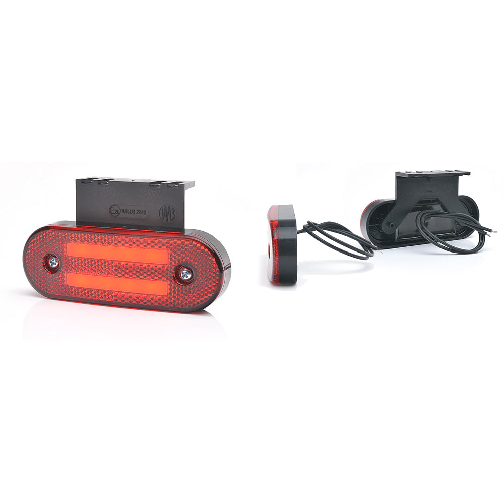 HELYZETJELZŐ LÁMPA LED 1224 W175, 12V-24V, PIROS, HELYZETJELZŐ VAN
