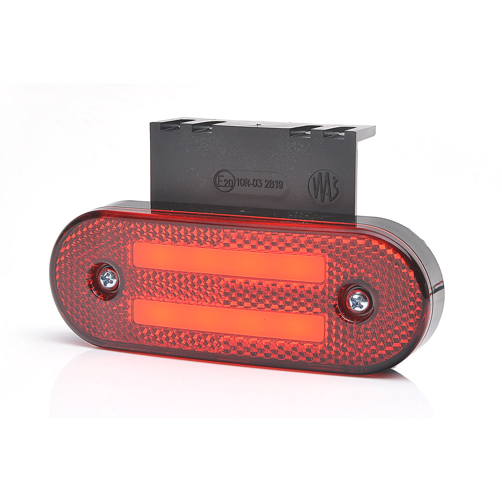 HELYZETJELZŐ LÁMPA LED 1224 W175, 12V-24V, PIROS, HELYZETJELZŐ VAN