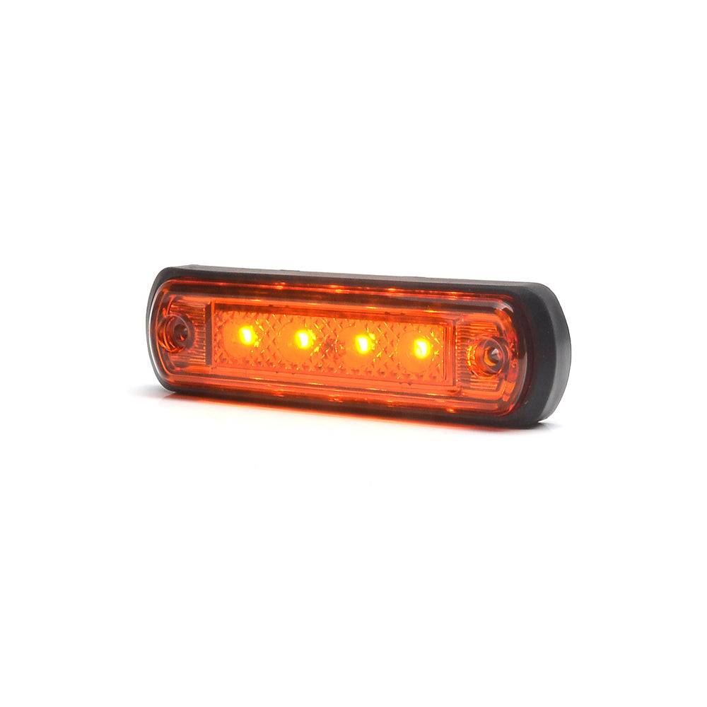HELYSZÍN LÁMPA LED 1338 W189, 12V-24V, NARANCS SZÍNŰ VOLT