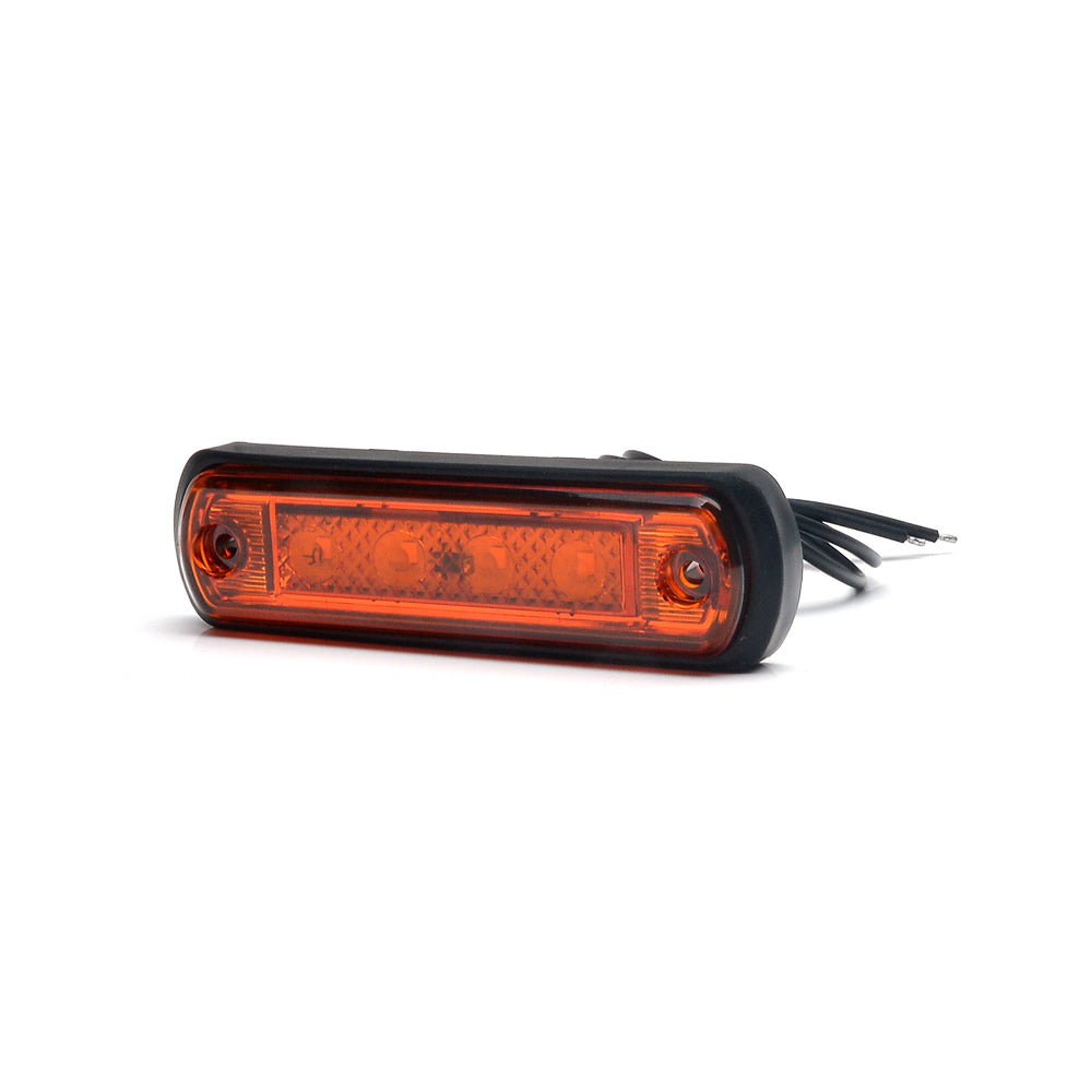 HELYSZÍN LÁMPA LED 1338 W189, 12V-24V, NARANCS SZÍNŰ VOLT