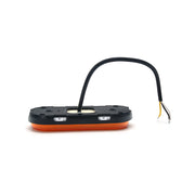 LAMPA GABARIT LED 1420 W198, 12V-24V, POZITIE PORTOCALIU CU SEMNALIZARE WAS