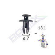 CLIPS FIXARE PENTRU MAZDA/SUZUKI 7X13.1MM - NEGRU SET 10 BUC