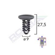 CLIPS TAPITERIE PENTRU FIAT SET 25 BUC