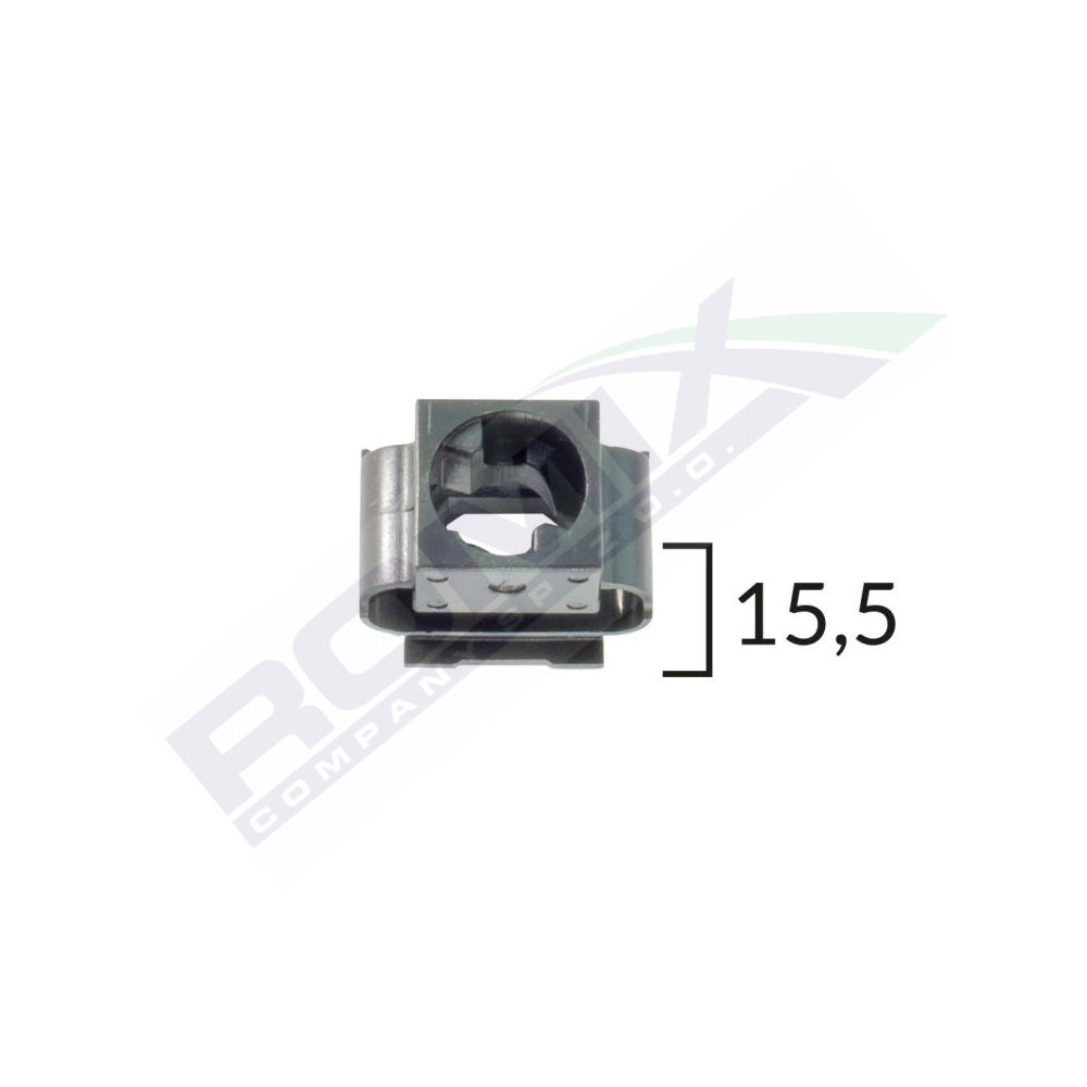 RÖGZÍTŐ CSAPOK AUDI/SKODA/SEAT/VW-HEZ 15,5 MM - FEKETE, 10 DB-OS KÉSZLET