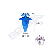 CLIPS FIXARE ELEMENTE EXTERIOARE PENTRU TOYOTA 10X24.5 - ALBASTRU SET 10 BUC