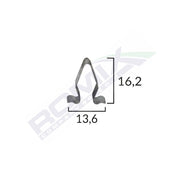 CLIPS METALIC INTERIOR GRUPUL VAG 16.2X13.6MM SET 10 BUC