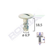 SURUB CAPAC MOTOR PENTRU VW/AUDI/SKODA 6.9X18.5MM - METALIC SET 5 BUC