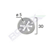 SAIBA DE FIXARE CAPAC PENTRU AUDI/SEAT/VW 5X30MM - ALB SET 10 BUC