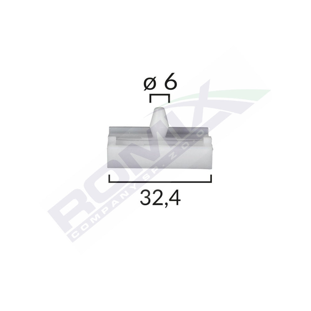 BMW KÜSZÖB RÖGZÍTŐK 6X24MM - SZÜRKE 10 DB-OS KÉSZLET