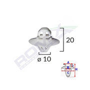 ELEMENT FIXARE BANDOURI LATERALE PENTRU CRAFTER / SPRINTER SET 10 BUC