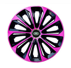 Set 4 Wheel Caps Extra Strong Pink R15, suitable for Land Rover