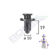 CLIPS FIXARE PENTRU SUBARU 10X19MM NEGRU - SET 10 BUC