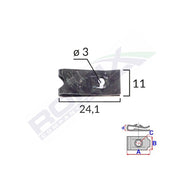 CLIPS FIXARE UNIVERSAL - NEGRU SET 25 BUC