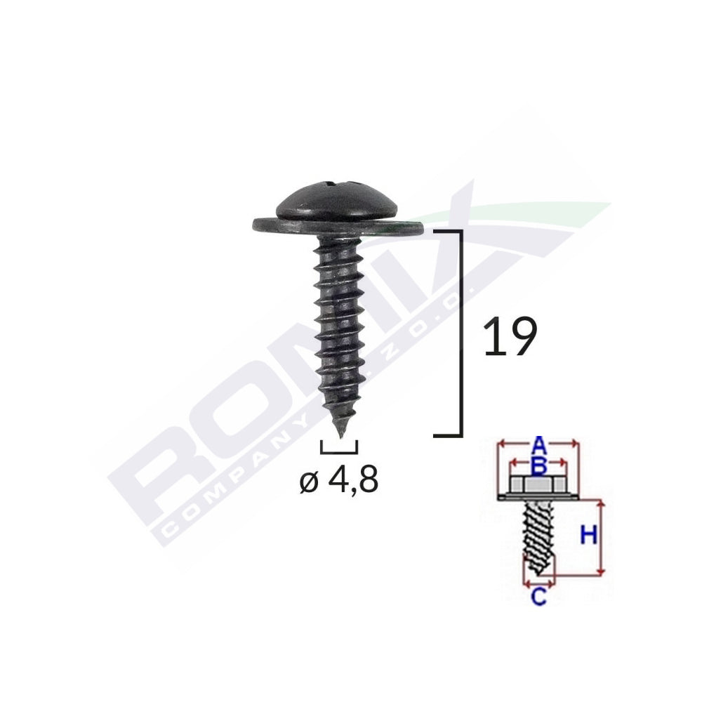 MOTORHÁZTETŐ CSIPSZ HONDA-HOZ 10 DB-OS KÉSZLET