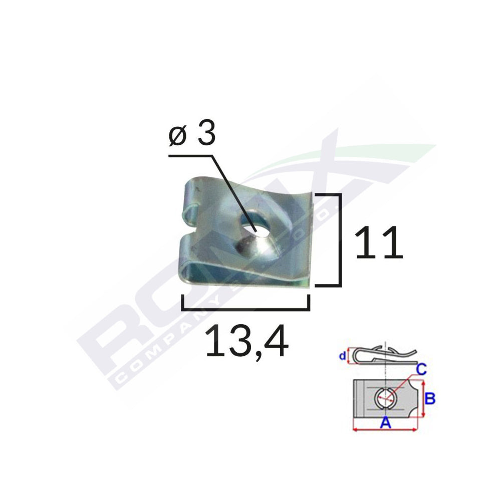 UNIVERZÁLIS KÁRPIT FÉM CSIPSZEK KÉSZLET 25 DB