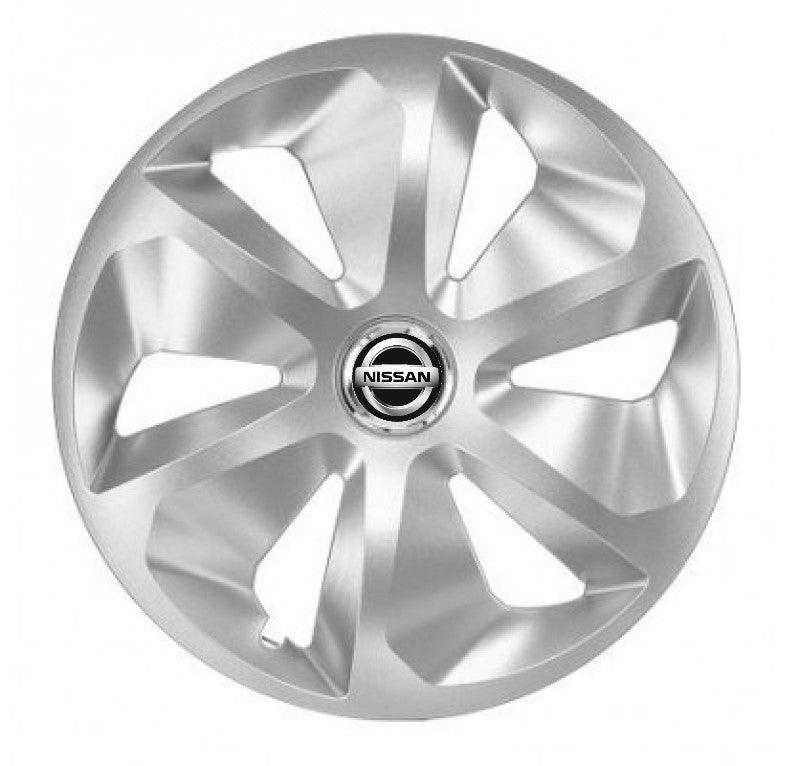 Set 4 wheel caps Roco Gray R15, suitable for Nissan