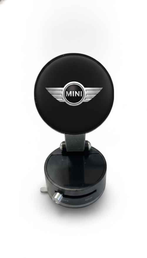 Suport Magnetic Negru cu Ventuza si Brat Reglabil Pentru Mini