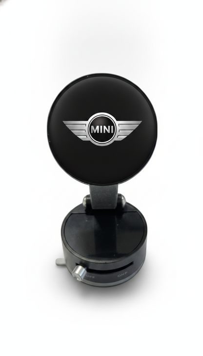 Suport Magnetic Negru cu Ventuza si Brat Reglabil Pentru Mini