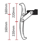 EXTRACTOR CU 3 GHEARE 92-200 MM JBM