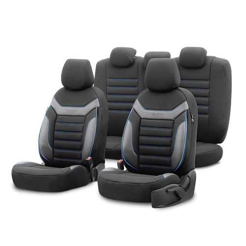SET HUSE SCAUN INDIVIDUAL ALBASTRU