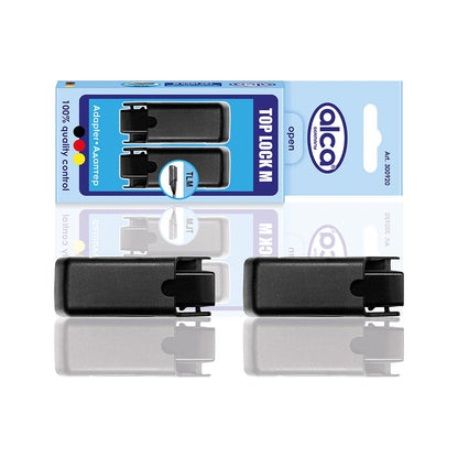 ADAPTOR ALCA TOP LOCK M SET 2 BUC PENTRU MERCEDES A-KLASSE / B-KLASSE (2015-); C-KLASSE (2014-); E-KLASSE (2016-); GLA / GLC (2015-); VITO / V-KLASSE (2014-)